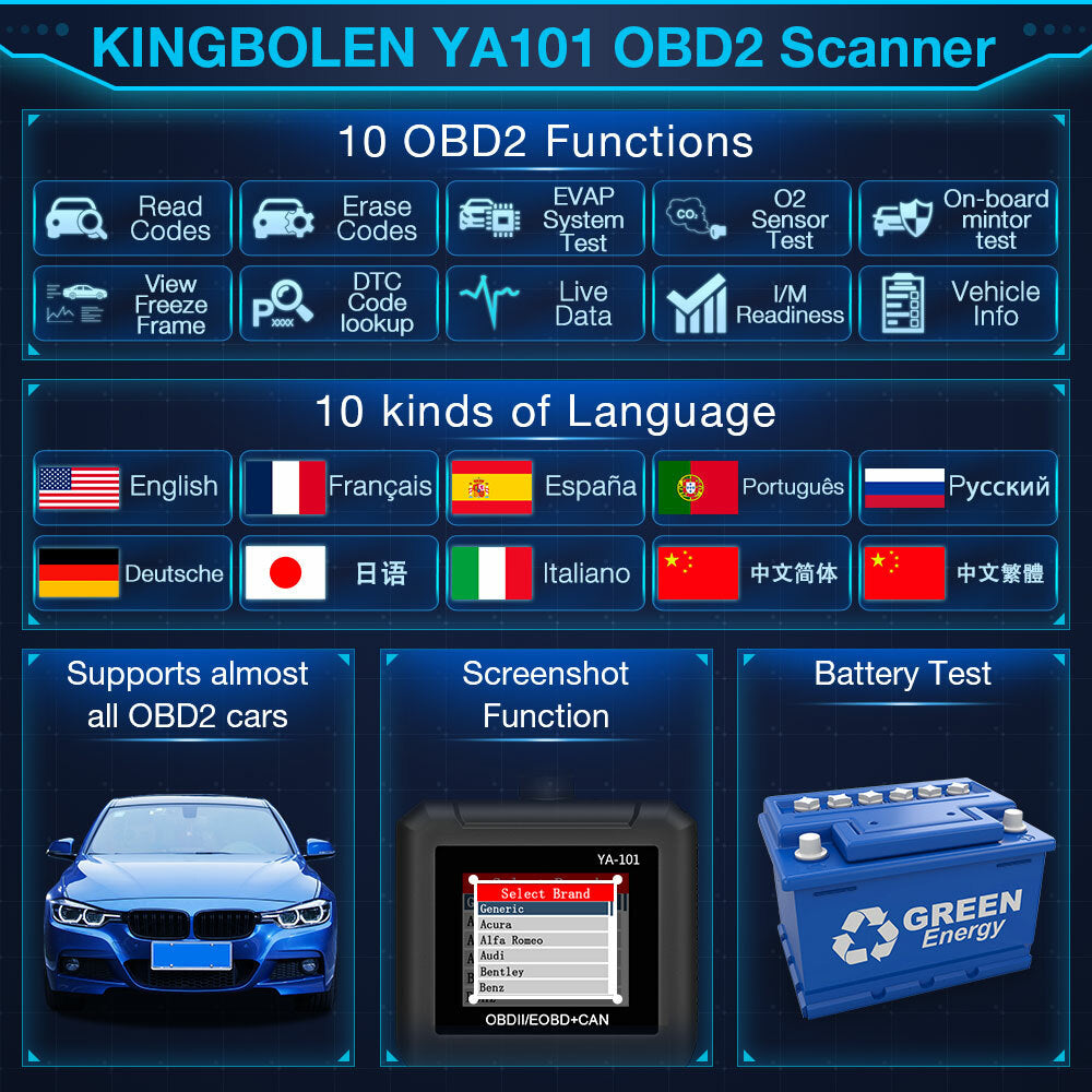 KINGBOLEN YA101 Product description 10