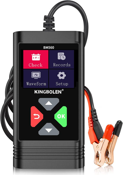 KINGBOLEN BM560 6V/12V Car Battery Tester 100-2000CCA