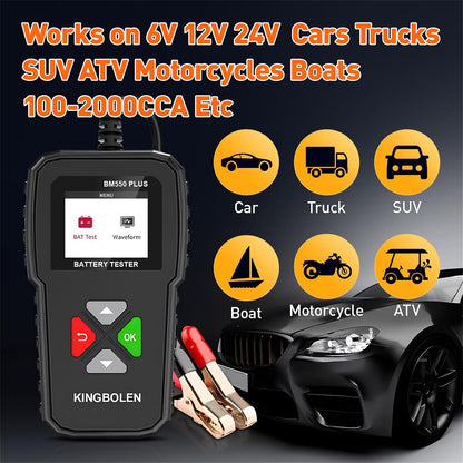 KINGBOLEN BM550 Plus Car Battery Tester