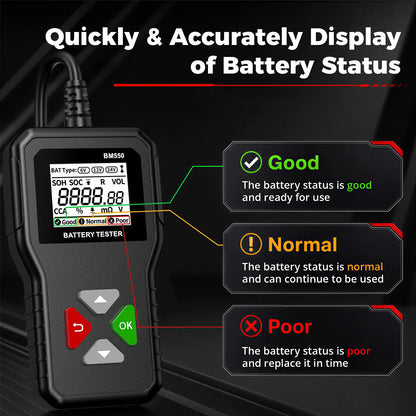 KINGBOLEN BM550 Car Battery Tester