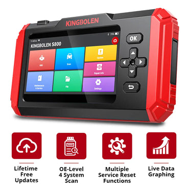 KINGBOLEN S500 S600 S800 4-System OBD2 Diagnostic Scanner