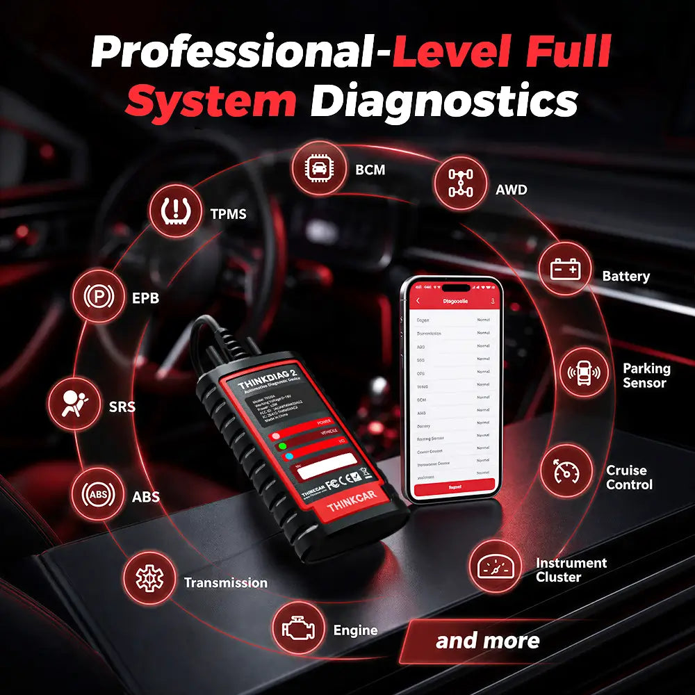 THINKCAR ThinkDiag 2 CAN-FD Bi-directional OBD2 Scanner